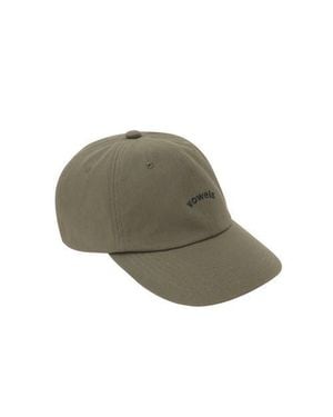 vowels Cotton Twill Logo Cap - Green