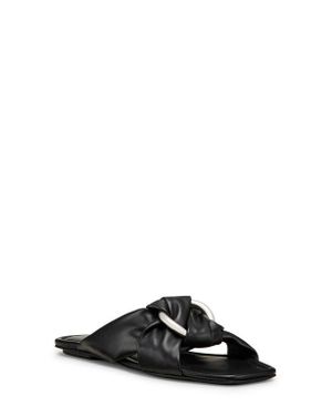 Stuart Weitzman Cece Slide Sandal - Black