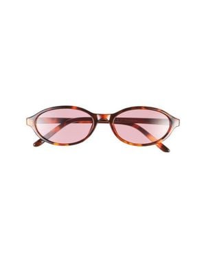 BP. Oval Sunglasses - Red