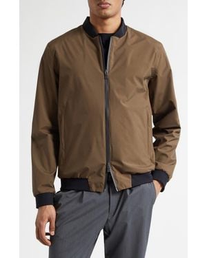 Herno Waterproof Bomber Jacket - Brown