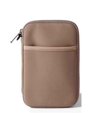 Pop Ups Brand Water Resistant Neoprene Passport Wallet - Brown