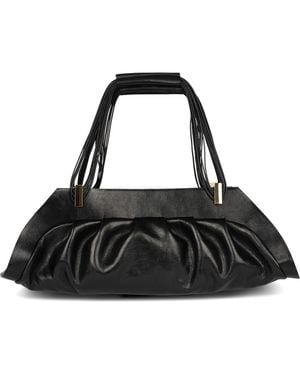 Jeffrey Campbell Mothership Leather Handbag - Black