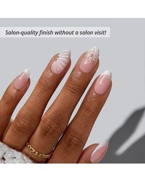 Btartboxnails Press-On Nails Set Short Almond - Brown