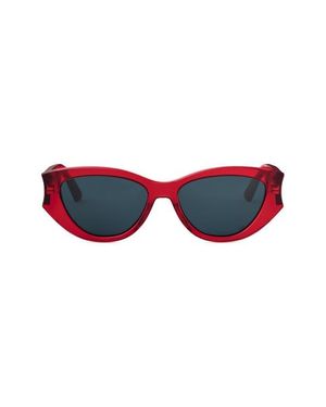 Dior Glow B11 Cat Eye Sunglasses, 53Mm in Metallic | Lyst display picture 1