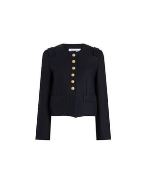 Callas Milano Aubrey Cropped Jacket - Blue