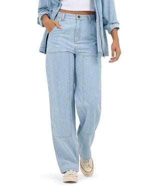 Lee Jeans High Waist Carpenter Jeans - Blue