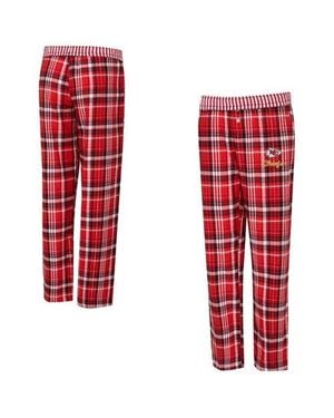 Concepts Sport Kansas City Chiefs Laney Plaid Tri-Blend Pants - Red