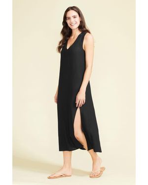 Sitano Grotta Midi Sleeveless Dress - Natural