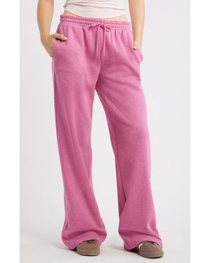 BP. Baggy Wide Leg Sweatpants - Pink