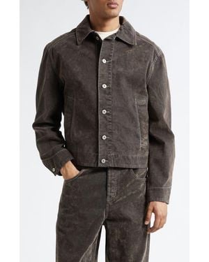 Jacquemus La Vest Mirada De Nîmes Denim Jacket - Brown