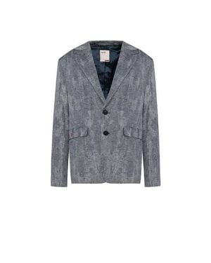 Pcfg Pure Linen Free Heaven Linen Suit Blazer - Blue