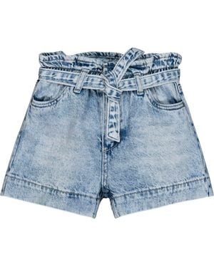 Joe's Jeans Kids' Paperbag Waist Denim Shorts - Blue