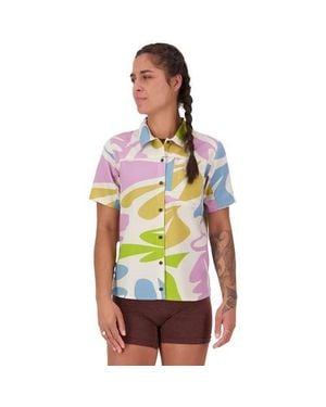 Mons Royale Merino Short-Sleeve Shirt - Multicolor