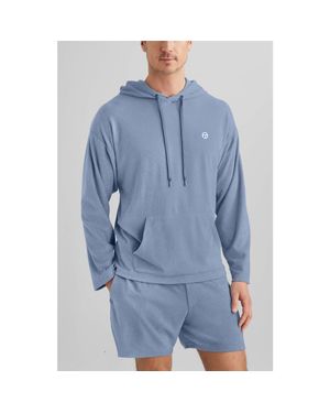 Tommy John Cabana Terry Hoodie - Blue