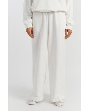 Chinti & Parker Snoopy Graphic Cotton Sweatpants - White
