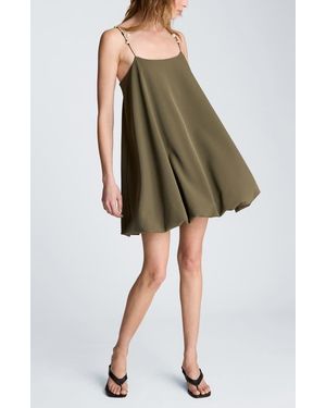Kenneth Cole Sleeveless Bubble Hem Minidress - Green
