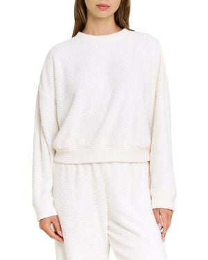 Honeydew Intimates Comfort Queen Relaxed Fit Pajama Sweatshirt - White