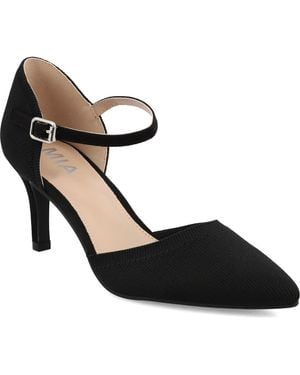 MIA Bivi Ankle Strap Pump - Black