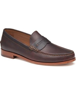 Johnston & Murphy Baldwin Penny Loafer - Brown