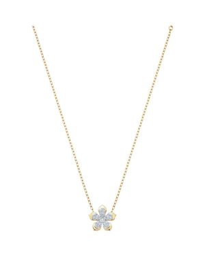 Sara Weinstock Lierre Diamond Pavé Flower Pendant Necklace - Metallic