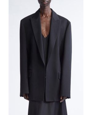 FFORME Elaina Tailored Wool Blazer - Blue