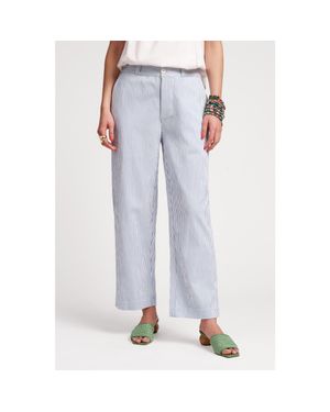 Frances Valentine Coleman Pant Stripe Seersucker - Multicolor