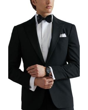Ralph Lauren Gregory Hand Tailored Wool Tuxedo - Black