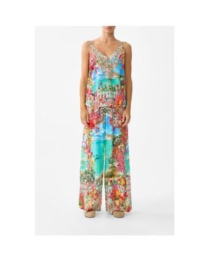 CAMILLA Straight Leg Pant - Blue