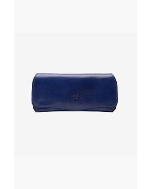 Tusk Siam Flap Over Eyeglass Case - Blue