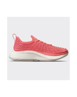 Athletic Propulsion Labs Techloom Zipline Guava Parade Desert Sand Sneaker - Pink