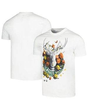Identify Artist Series Nba X Kathy Ager Milwaukee Bucks T-Shirt - White