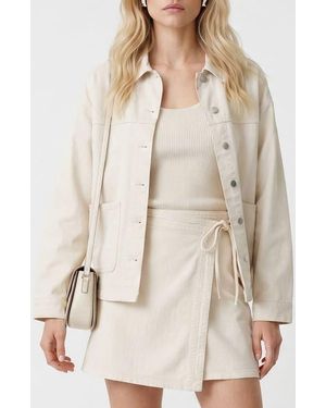 Vero Moda Jamie Denim Shacket - Natural