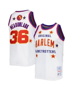RINGS AND CRWNS Meadowlark Lemon Harlem Globetrotters Swingman Jersey - Blue