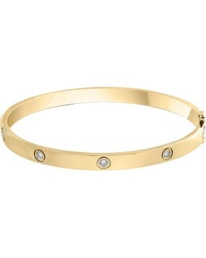 Effy 925 Plated Diamond Station Bangle - Metallic