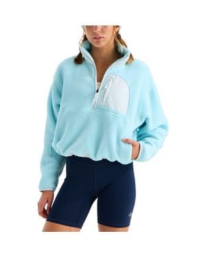 The North Face Yumiori Off Peak Recycled Fleece Pullover - Blue