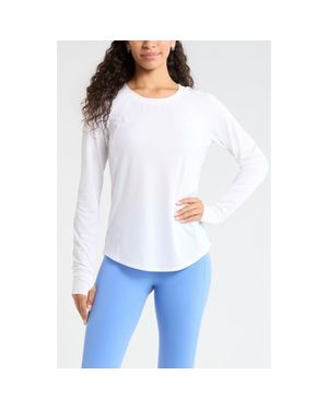Zella Rally Mesh Top - White