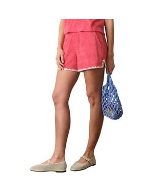 Marine Layer Beach Terry Shorts - Pink