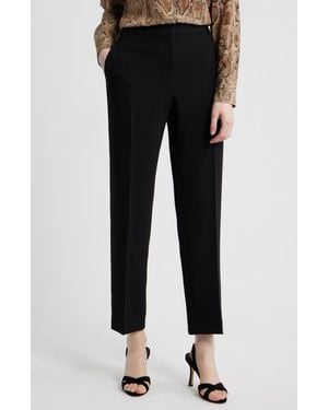 Kobi Halperin Gloria Crepe Ankle Pants - Black