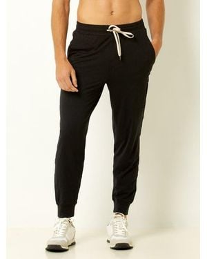 Single Stitch Everyday Drawstring Jogger - Black