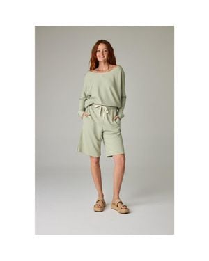 eavolu® Baikal Eco-Luxe Fleece Bermuda Short - Gray