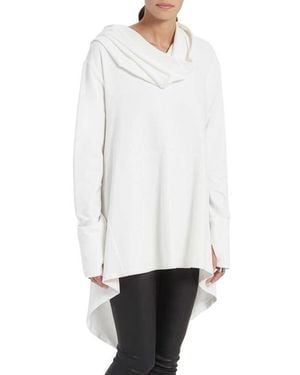 MARCELLA Firenze Oversize French Terry Hoodie - White