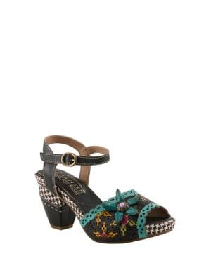 Spring Step Miabella Ankle Strap Sandal - Green
