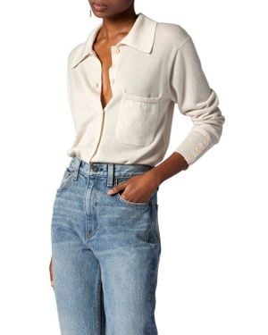 Equipment Corinne Cashmere Button-Up Shirt - Blue