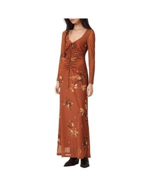 solid long sleeve dress Fitted Long Sleeve Dress With Stand-Up Collar Black S