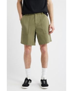Brixton Surplus Cotton Shorts - Green