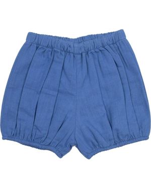 Cuclie Linen Diaper Cover - Blue
