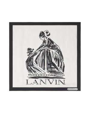Lanvin Mother & Daughter Printed Silk Scarf - Multicolor
