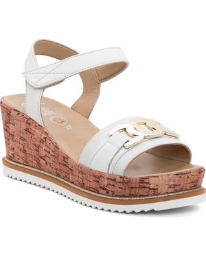 Ara Palmdale Wedge Platform Sandal - Metallic
