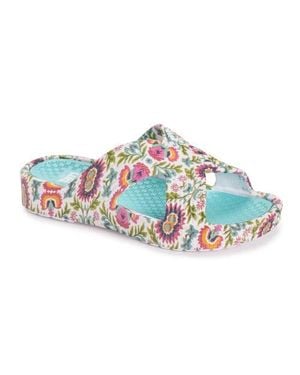 Muk Luks Spa Day Sandal - Blue