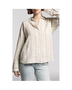 WEEKEND LOS ANGELES Elise Linen Blend Shirt - Natural